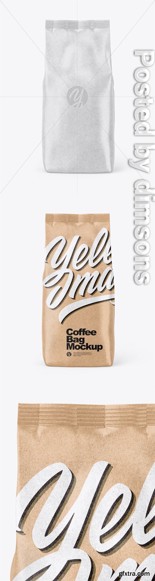 Kraft Bag Mockup 50564 Kraft Bag Mockup 50564