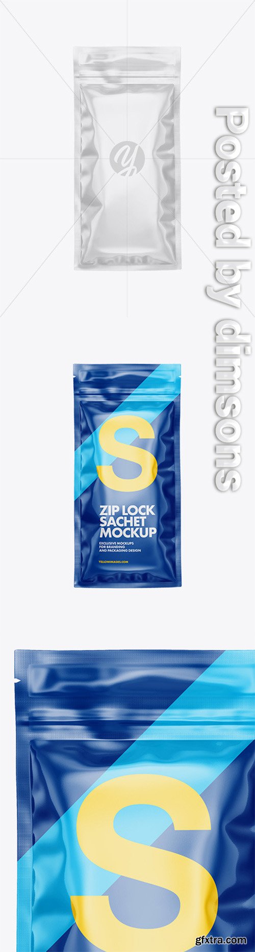 Glossy Sachet Mockup 50574