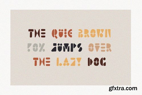 CM - Lion Card Handmade Geometric Font 4385055