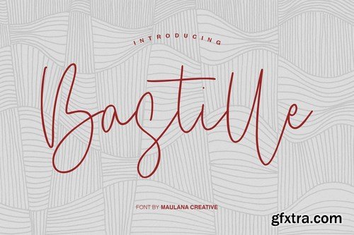 Bastille Signature Font