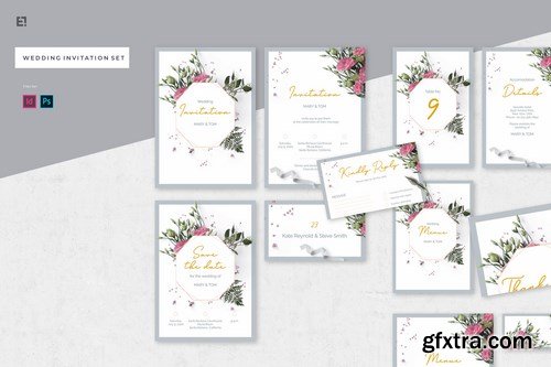 Wedding Invitation Set Wedding Invitation Set