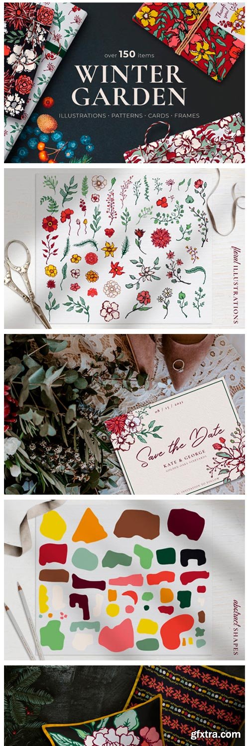 Winter Floral Patterns & Illustrations 2265006 Winter Floral Patterns & Illustrations 2265006