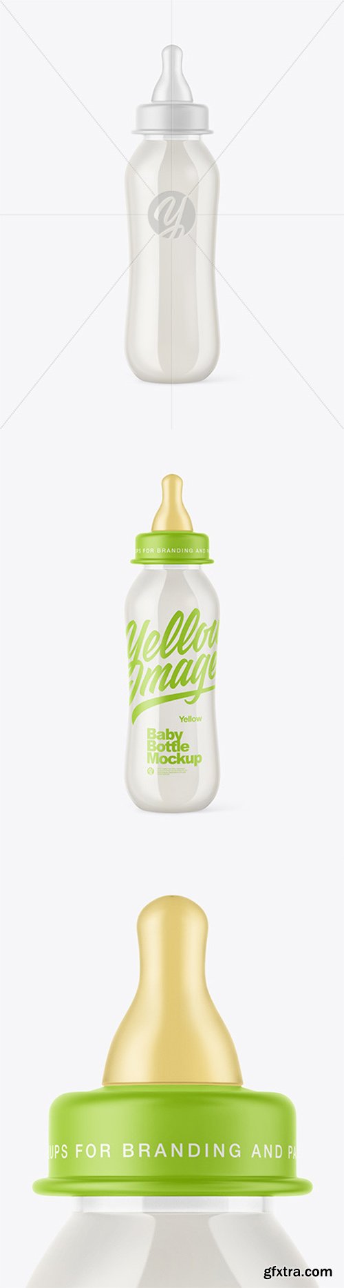 Baby Milk Bottle Mockup 50744 Baby Milk Bottle Mockup 50744