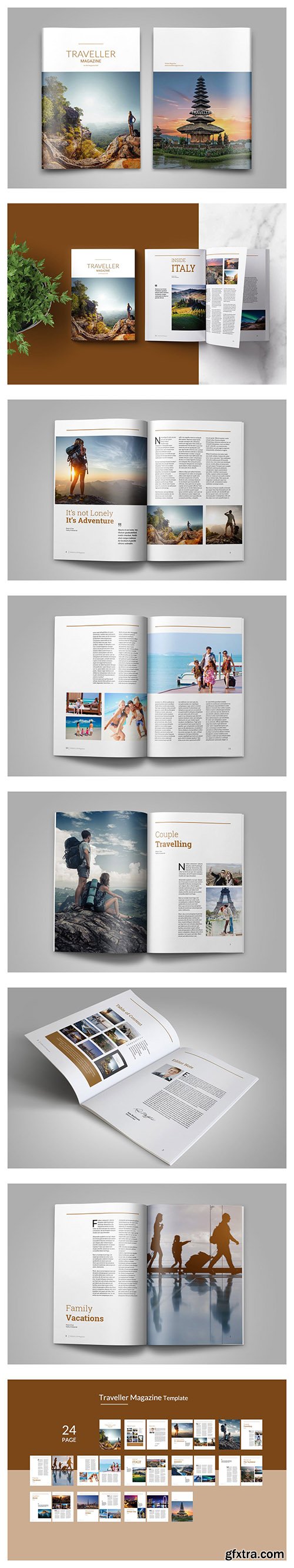 Indesign Magazine Template Indesign Magazine Template
