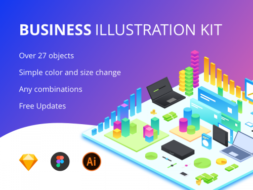 Business Illustration kit - business-illustration-kit
