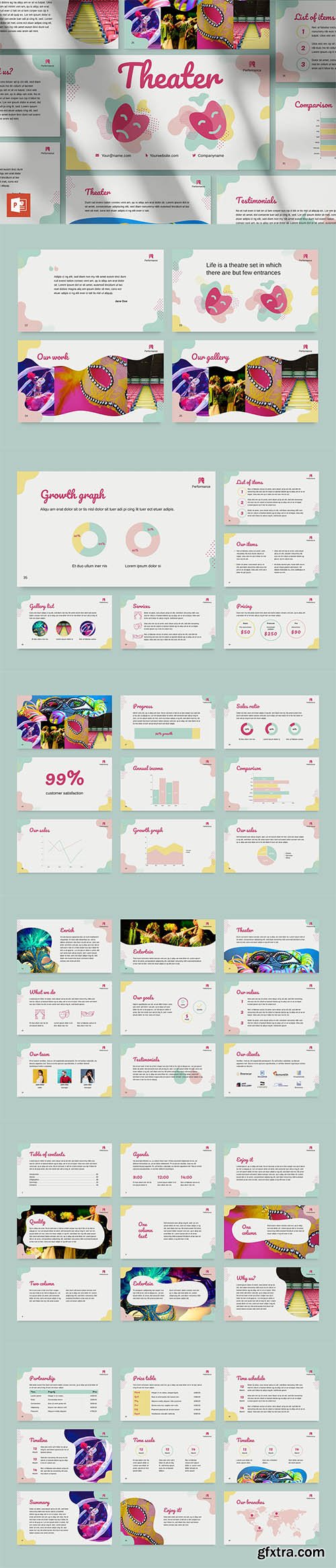 Theater PowerPoint Presentation Template Theater PowerPoint Presentation Template