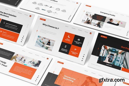 Branco Business Solution Powerpoint Google Slides and Keynote Templates