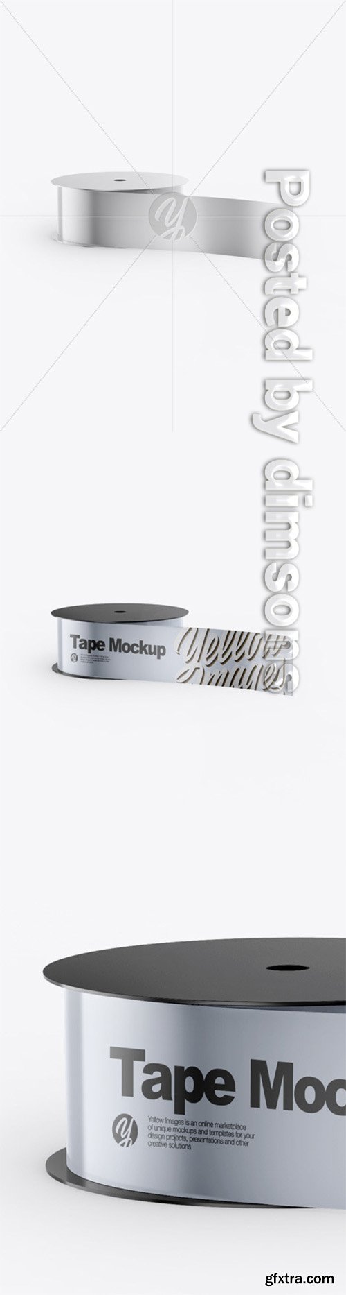 Metallic Tape Mockup 51279