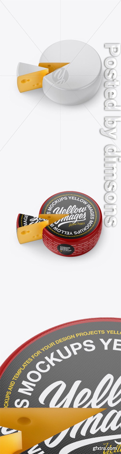 Cheese Wheel Mockup 51323 Cheese Wheel Mockup 51323