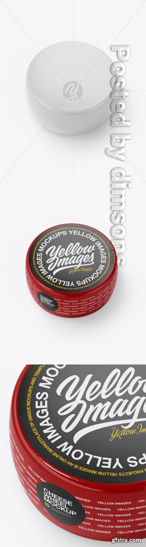 Cheese Wheel Mockup 51401 Cheese Wheel Mockup 51401