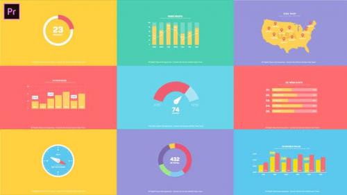 Videohive - Flat Infographics Toolkit I MOGRT for Premiere Pro