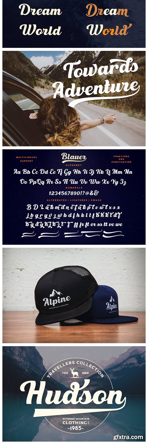 Blauer Font Blauer Font