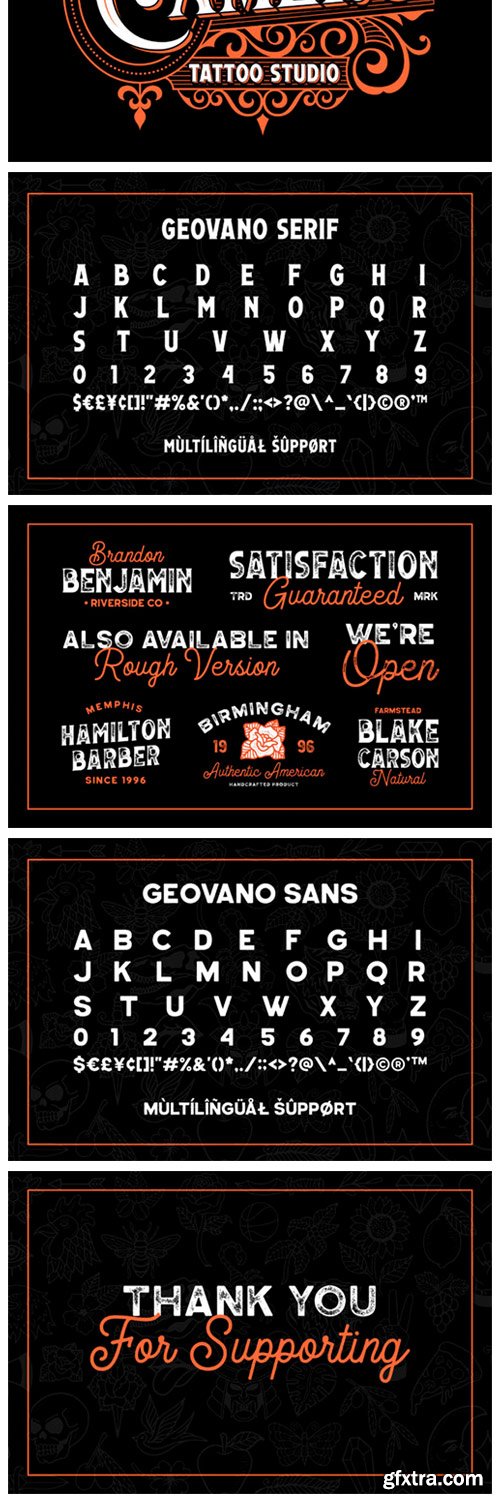 Geovano Font Geovano Font