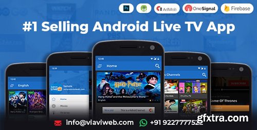CodeCanyon - Android Live TV ( TV Streaming, Movies, Web Series, TV Shows & Originals) (Update: 1 August 19) - 7506537