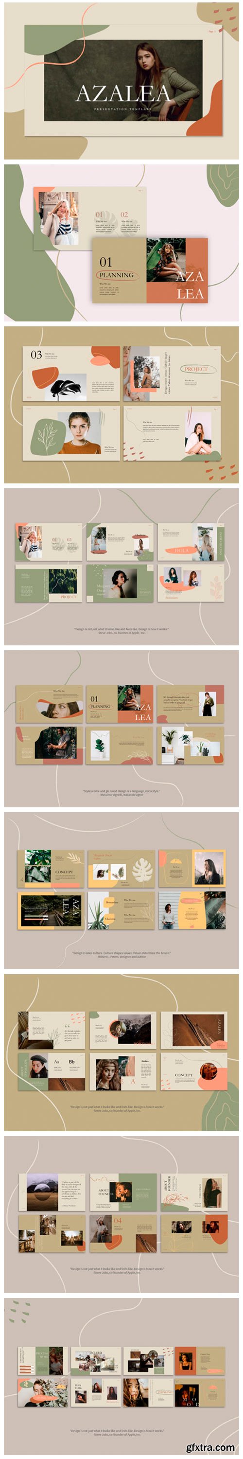 Azalea - Google Slides Template 2276157