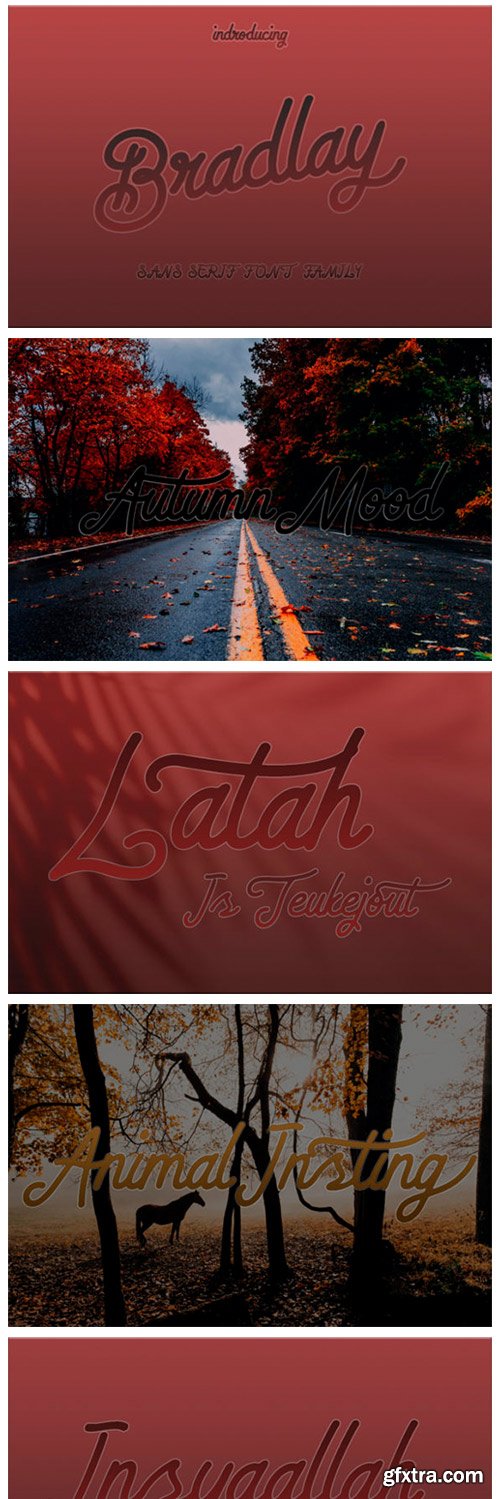 Bradlay Font Bradlay Font