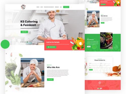 Catering Service Home page design - catering-service-home-page-design