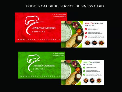 Catering Services Business Card Concept - catering-services-business-card-concept