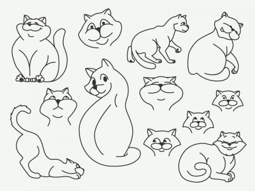 Cats illustrations - cats-illustrations