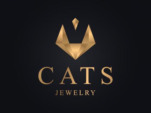 Cats Jewelry Luxury Logo Template - cats-jewelry-luxury-logo-template
