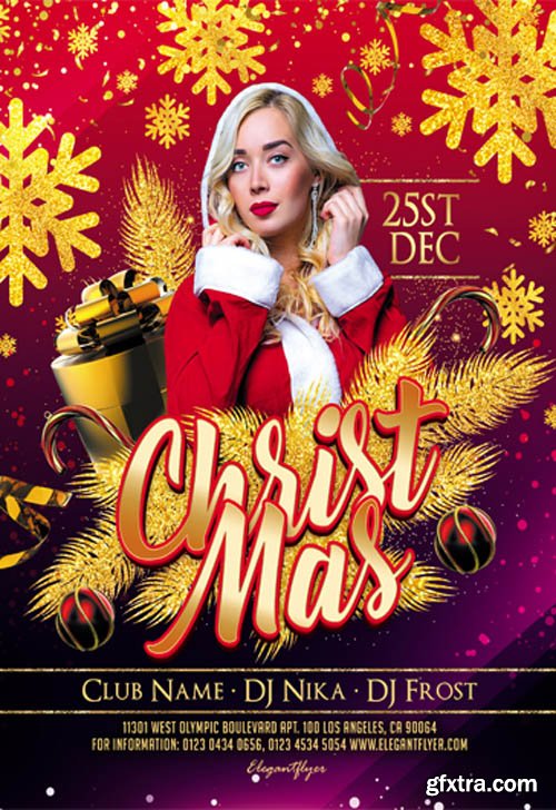 Christmas V2911 2019 Premium PSD Flyer Template