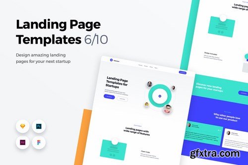 Landing Page Templates - Web UI Kit - 6