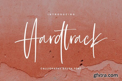 CM - Hardtrack - Calligraphy Brush Font 4397117
