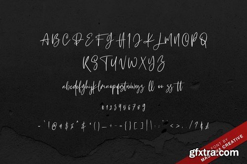 CM - Hardtrack - Calligraphy Brush Font 4397117