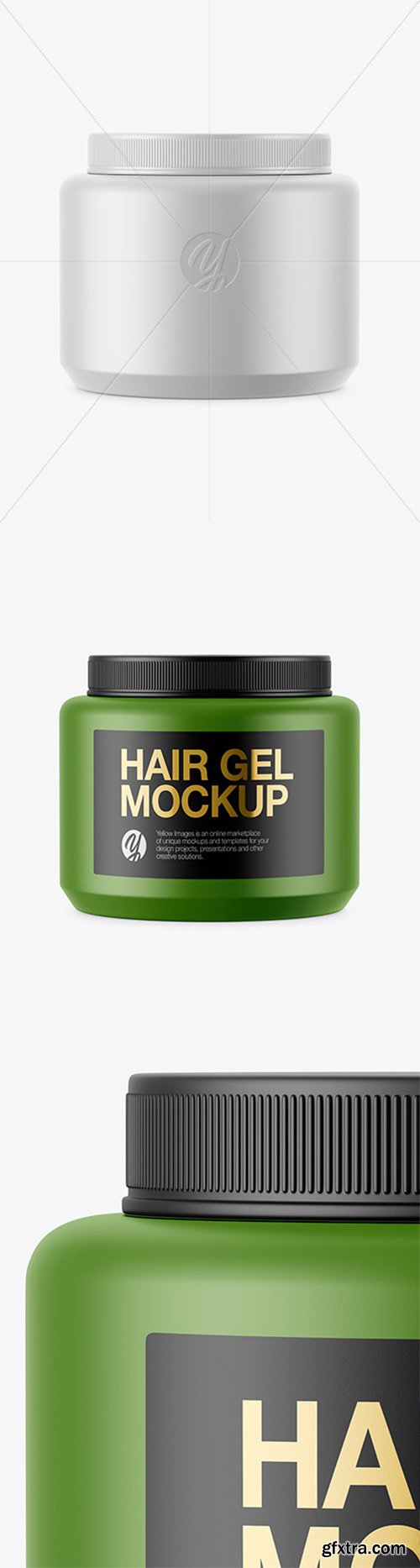 Matte Hair Gel Jar Mockup 51822 Matte Hair Gel Jar Mockup 51822