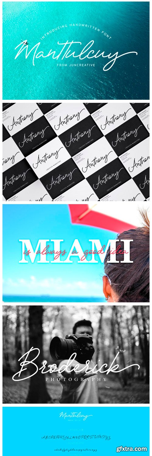 Manttulcuy Font Manttulcuy Font