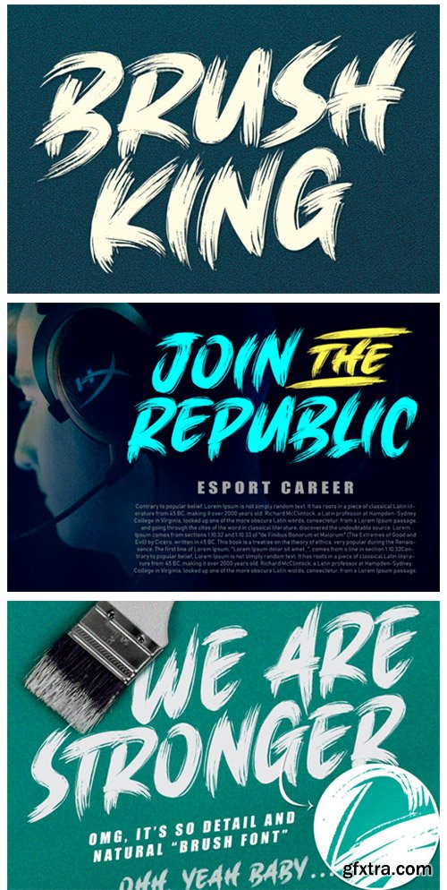 Brush King Font Brush King Font