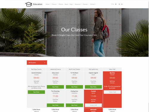 Classes Style 4 - Education WordPress Theme - classes-style-4-education-wordpress-theme
