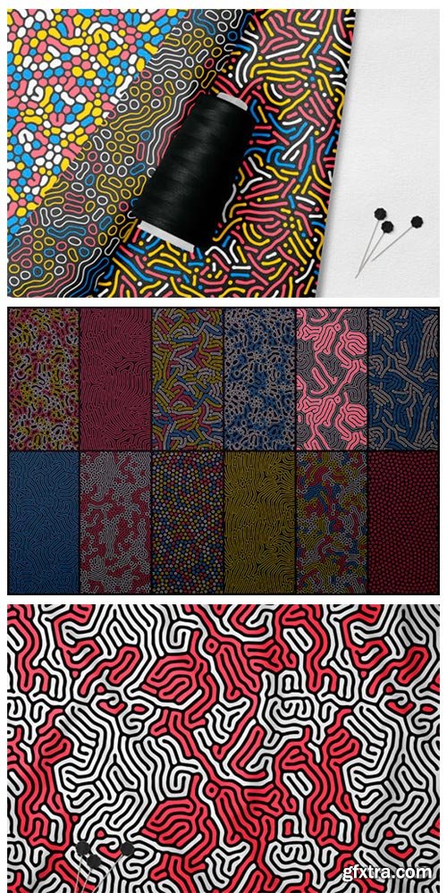 24 Organic Seamless Patterns Set 2297000