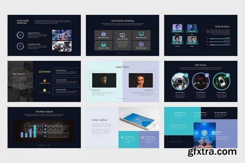 Buzeo ocmed Marketing Pitch Deck Powerpoint and Keynote Templates