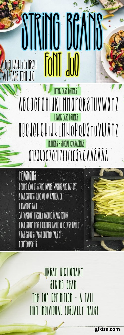 String Beans Font
