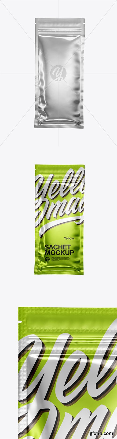 Metallic Sachet Mockup 51901 Metallic Sachet Mockup 51901