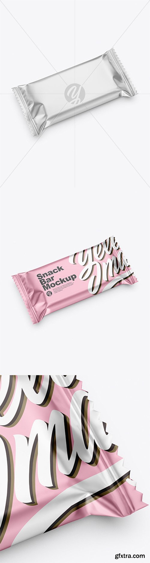 Matte Metallic Snack Bar Mockup 51920 Matte Metallic Snack Bar Mockup 51920