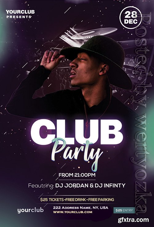 Club Party - Premium flyer psd template