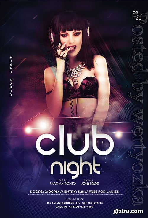 DJ Flyer Party - Premium flyer psd template