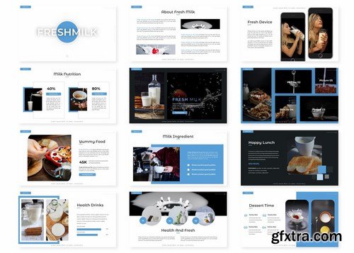 Freshmilk - Powerpoint Google Slides and Keynote Templates