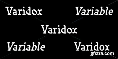 Varidox Font Family Varidox Font Family