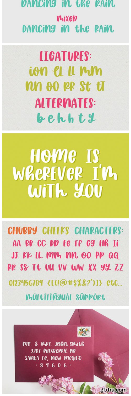Chubby Cheeks Font Chubby Cheeks Font