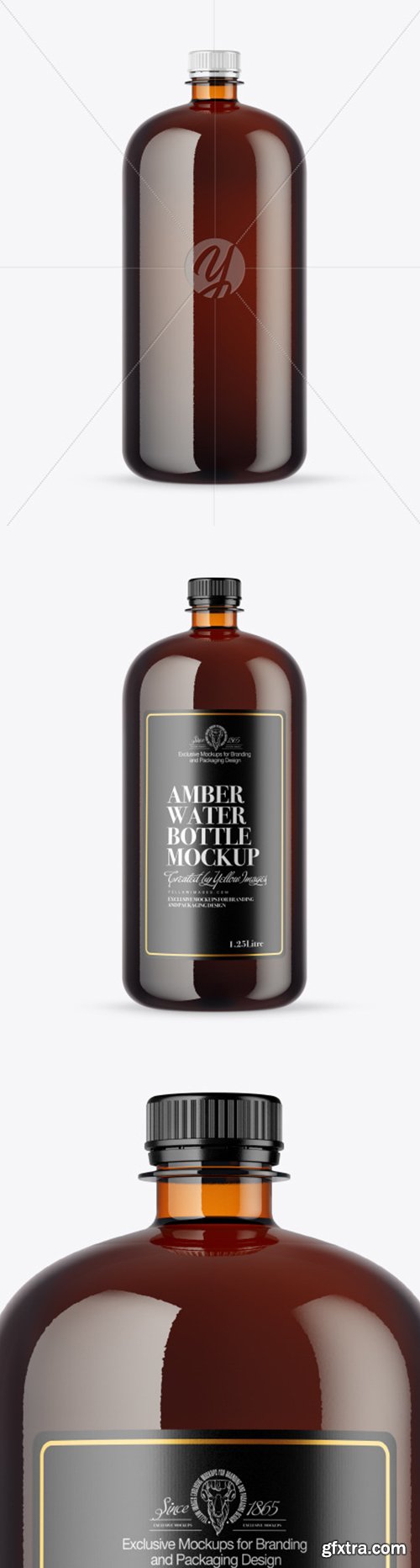Amber Water Bottle Mockup 51988 Amber Water Bottle Mockup 51988