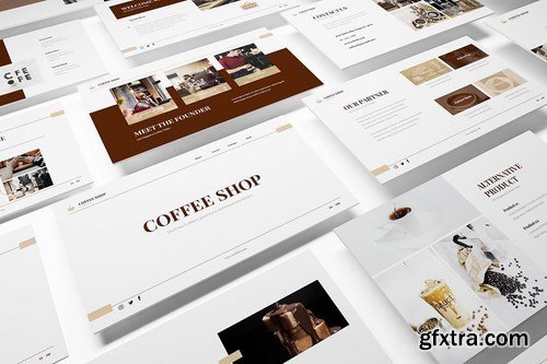 Coffee Shop Powerpoint Google Slides and Keynote Templates