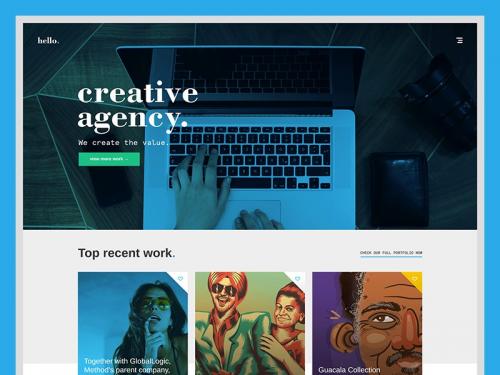 Personal portfolio Creative Agency Portfolio website - creative-agency-portfolio-website