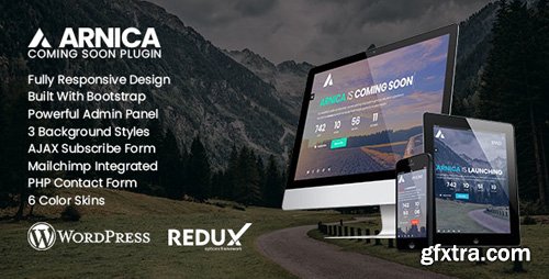 CodeCanyon - Arnica v1.0.2 - Creative Coming Soon WordPress Plugin - 23093323 CodeCanyon - Arnica v1.0.2 - Creative Coming Soon WordPress Plugin - 23093323