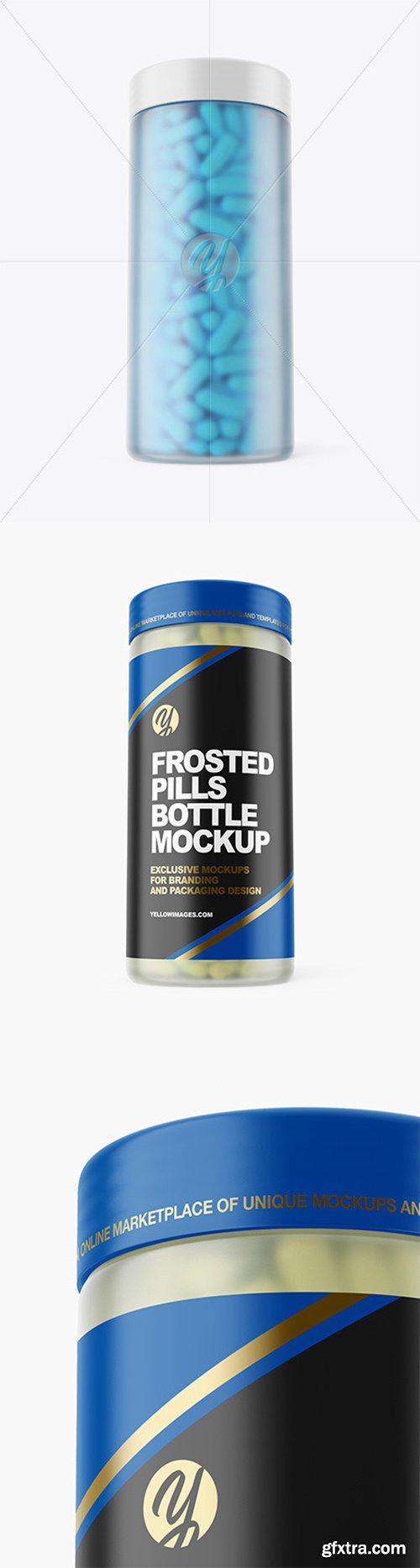 Download Frosted Pills Jar Mockup 52006 Gfxtra Yellowimages Mockups