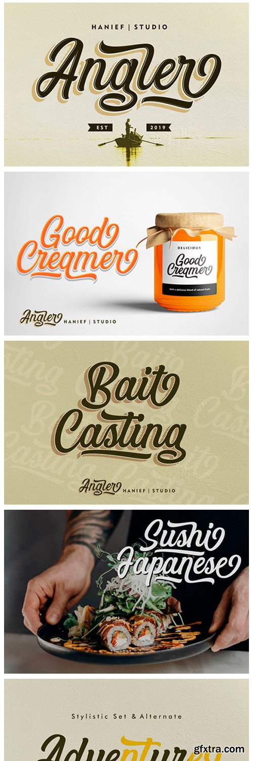 Angler Font Angler Font