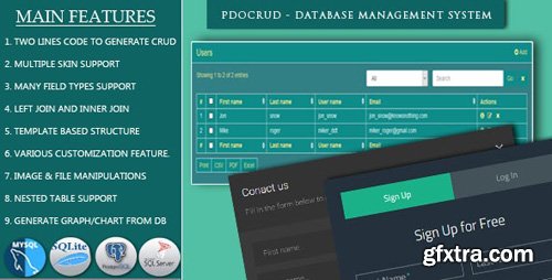 CodeCanyon - PDO Crud v4.4.1 - Advanced PHP CRUD application (Form Builder & Database Management) - 17674879 - NULLED CodeCanyon - PDO Crud v4.4.1 - Advanced PHP CRUD application (Form Builder & Database Management) - 17674879 - NULLED