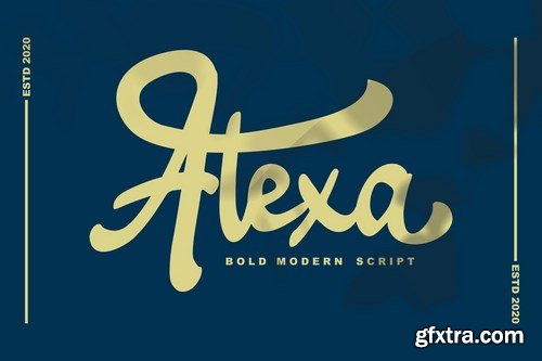 Alexa Modern script